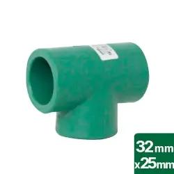 Tee Reducida Extrema 32 mm x 25 mm x 25 mm